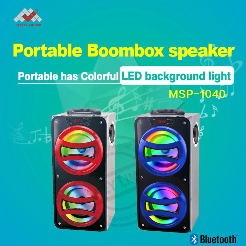 Portable Speaker With Lights