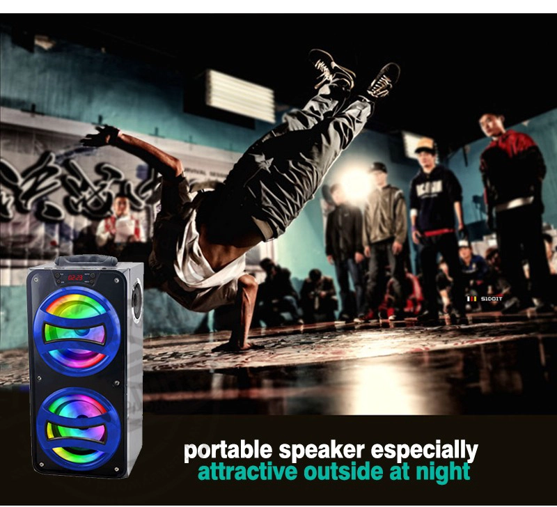 Portable Speaker With Lights