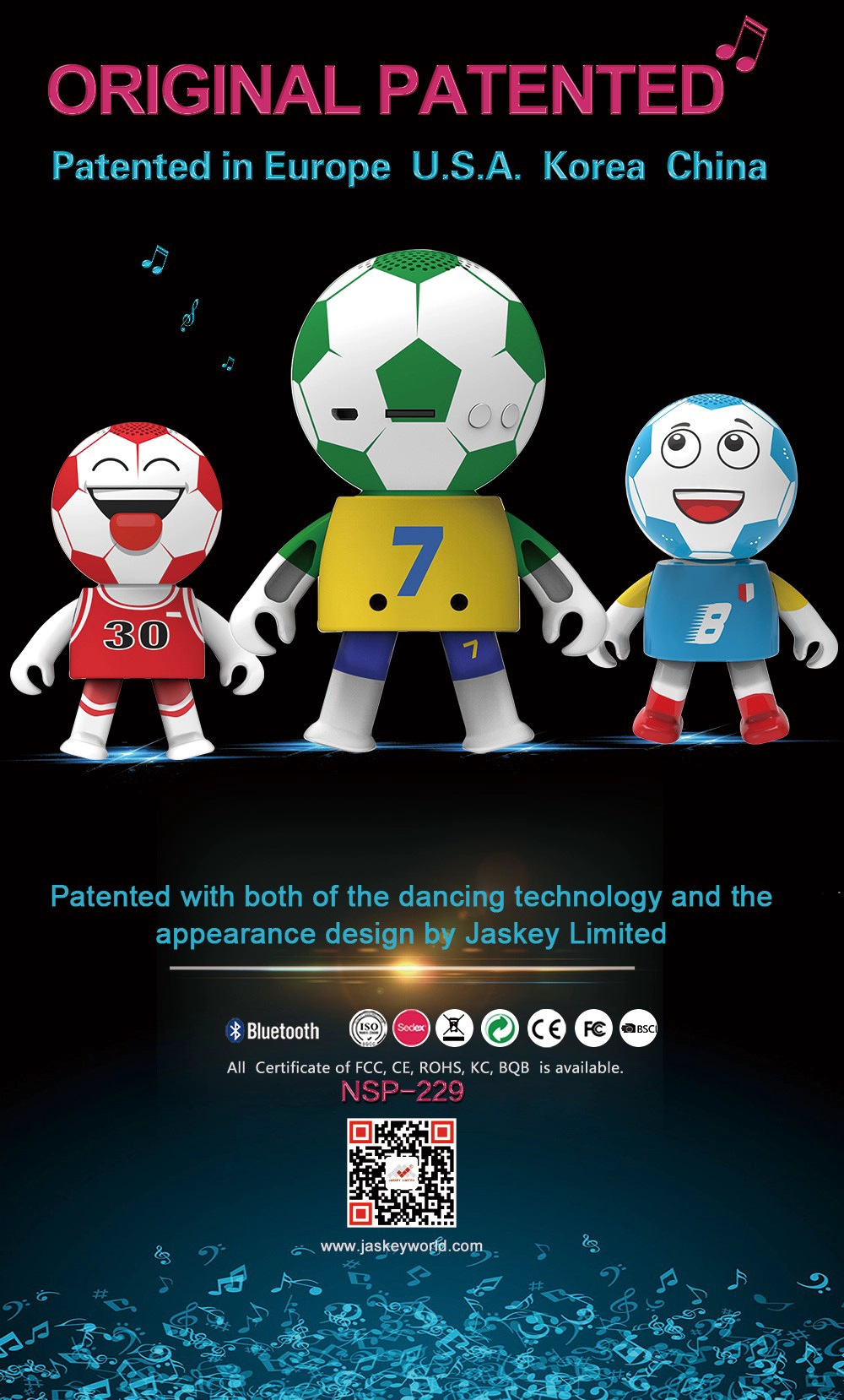 Dancing Robot Bluetooth Speaker