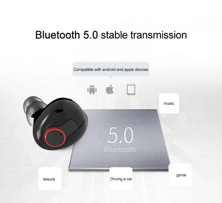 Wireless Earphones With Charging Case