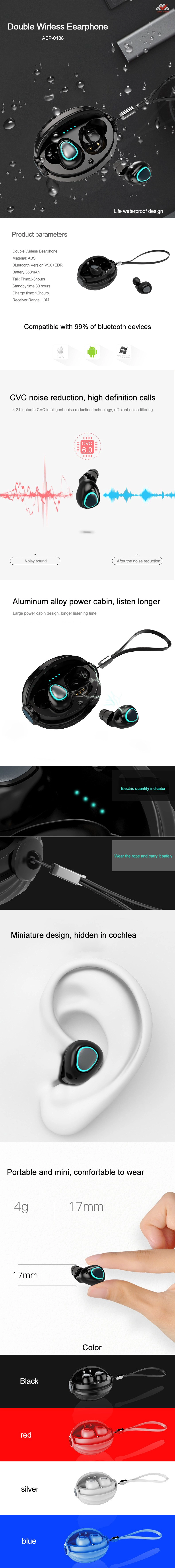 Wireless Bluetooth Earphone