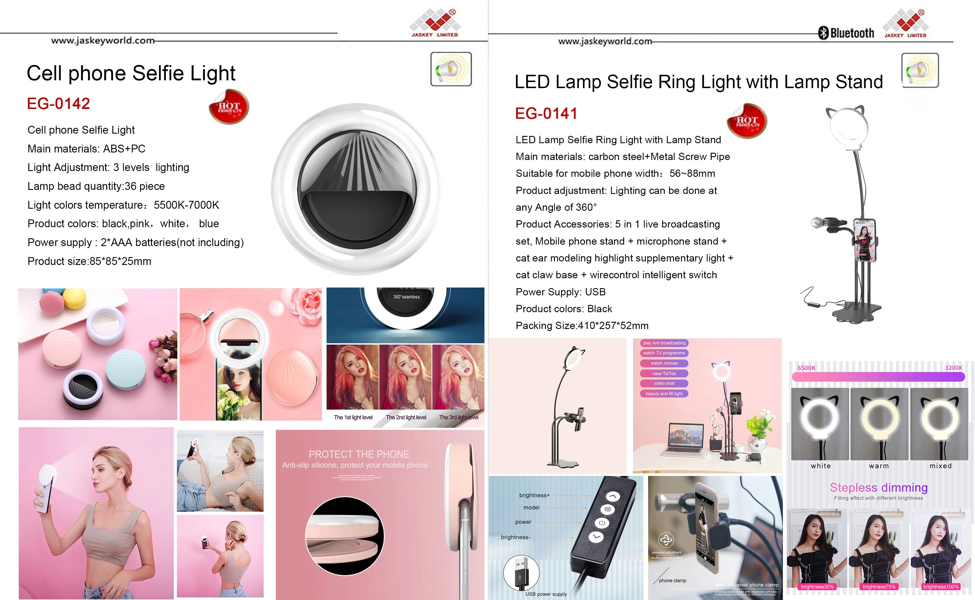 selfie ring light with tripod