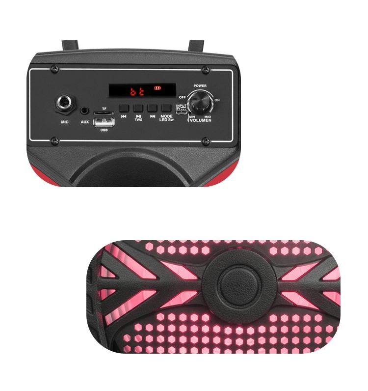 Party speakers with lights
