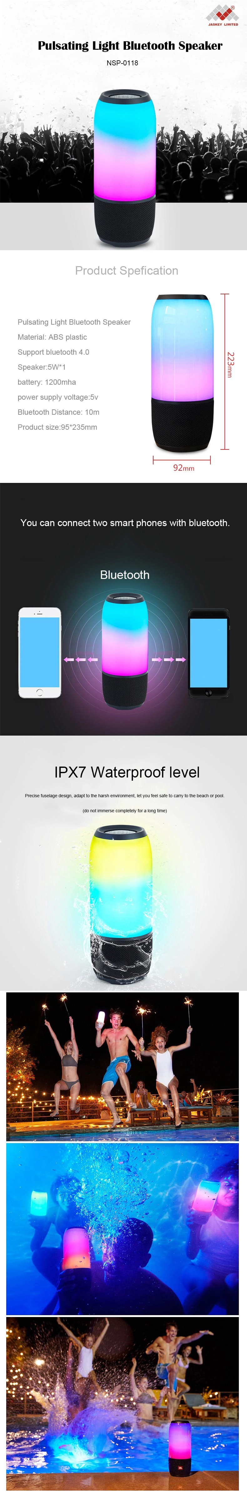 Night Light Bluetooth Speaker