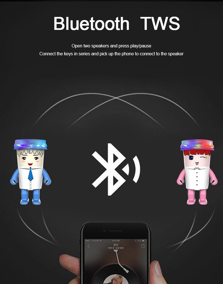 Bluetooth Speaker With Lights