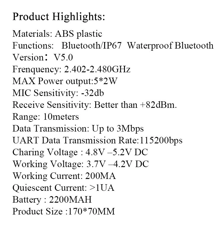 Waterproof Wireless Speaker