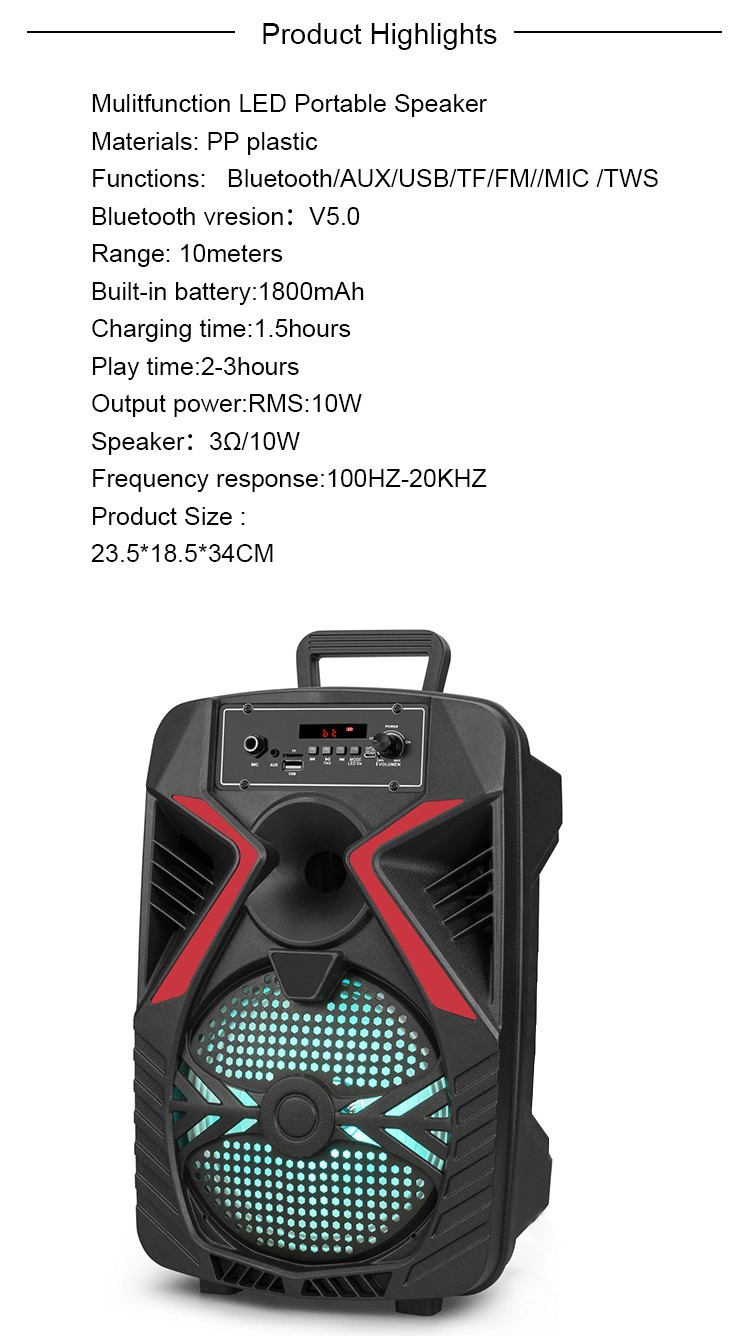 Touch lamp portable speaker china