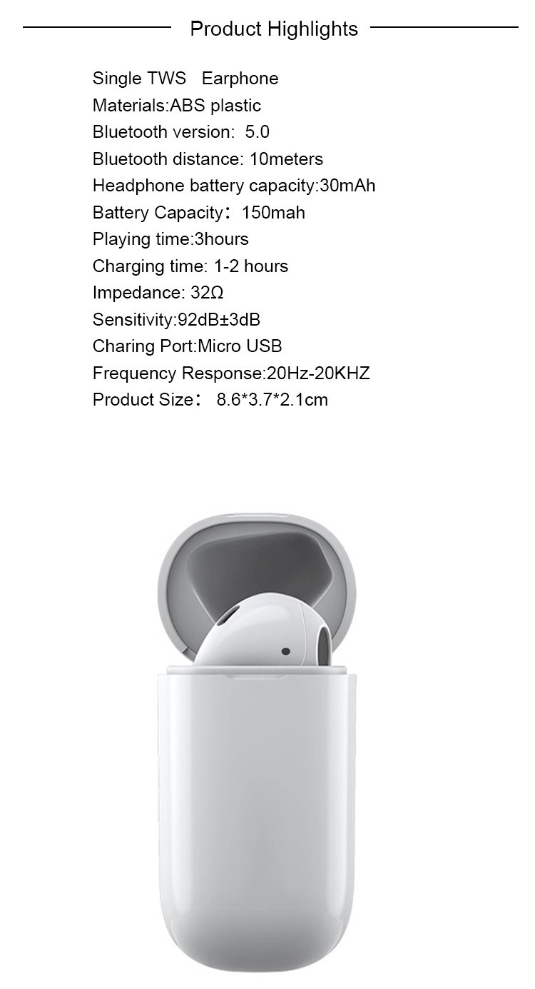 Single ear earbuds supplier