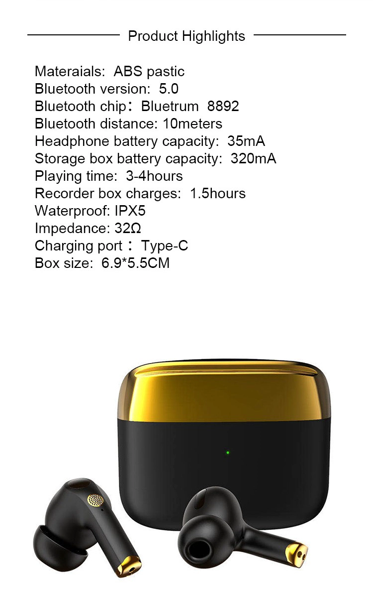 Active Noise Cancelling Wireless Earphone
