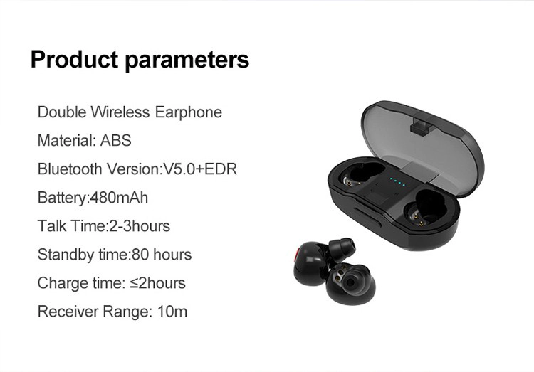 Wireless Earphones With Charging Case