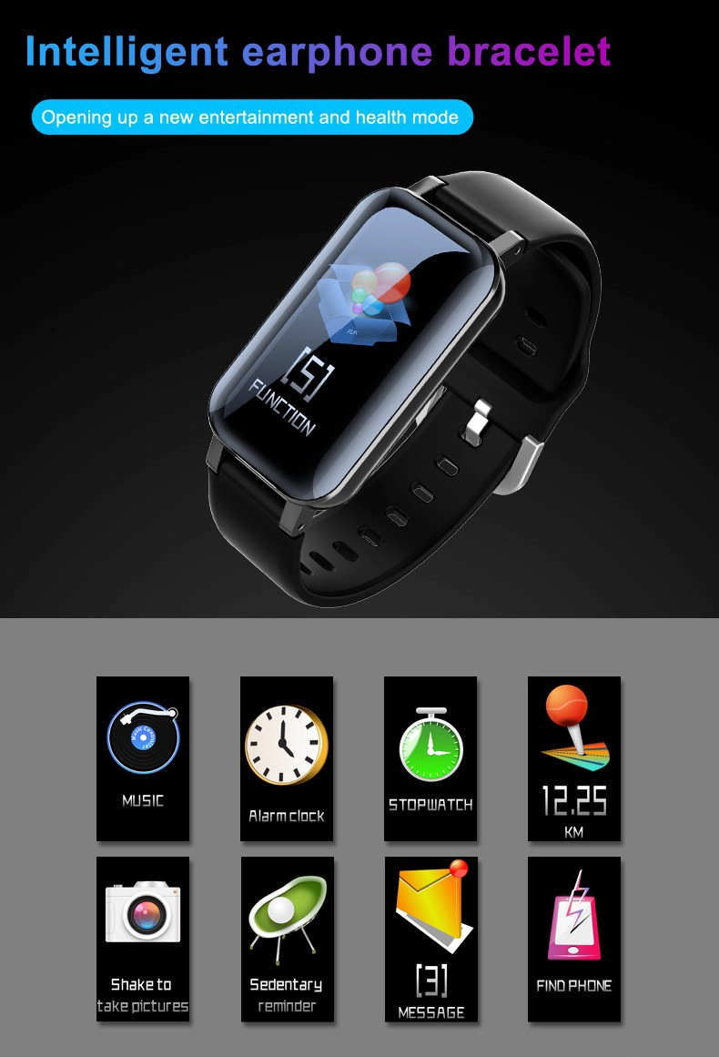 Heart Rate Health Bracelet Waterproof Level IPX-7