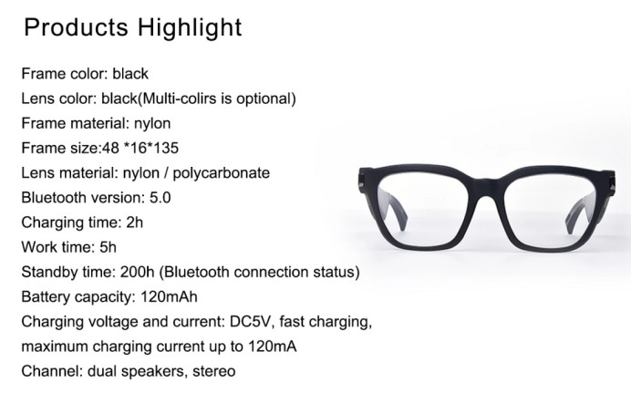Bone Conduction Glasses