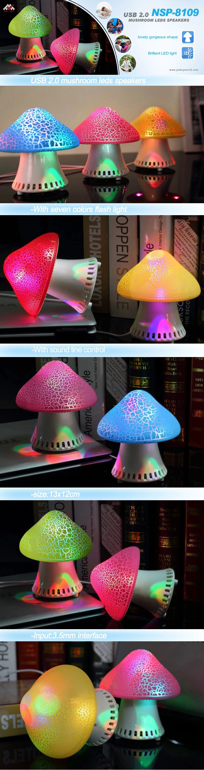 Mushroom Speakers