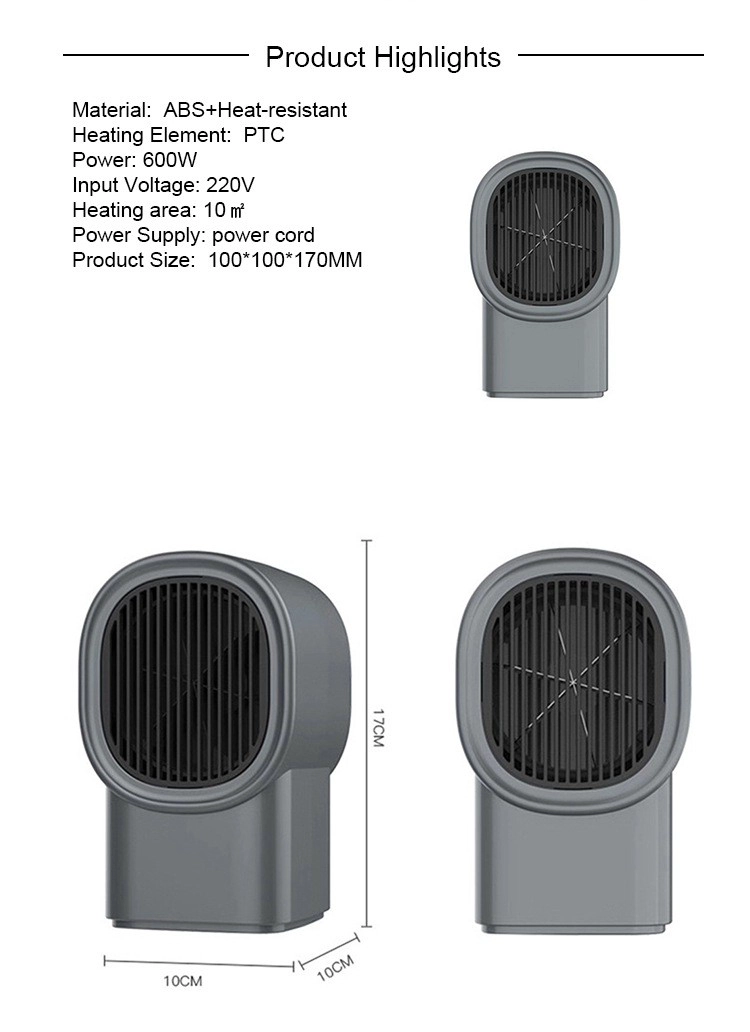 small fan heater