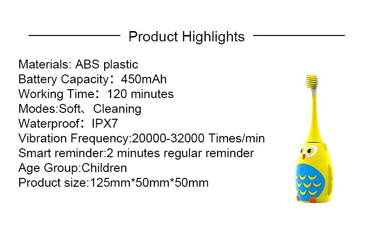  Kids Electric Toothbrush 