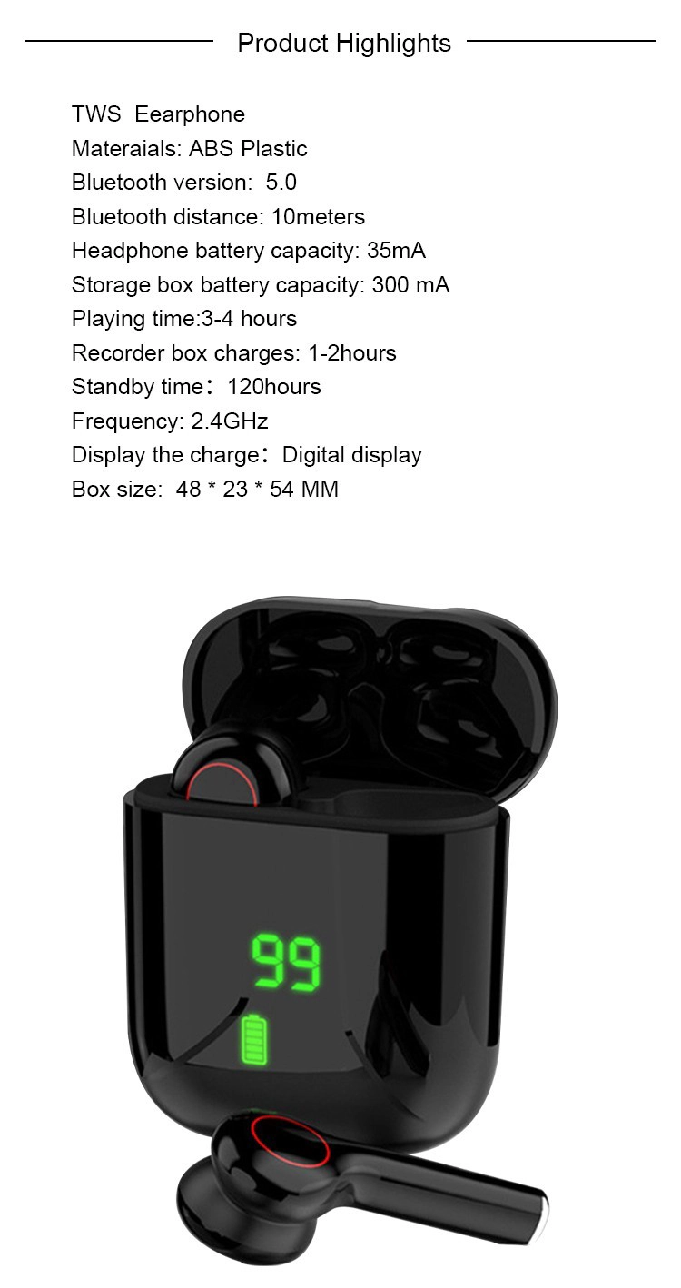 wholesaler china tws bluetooth earbuds