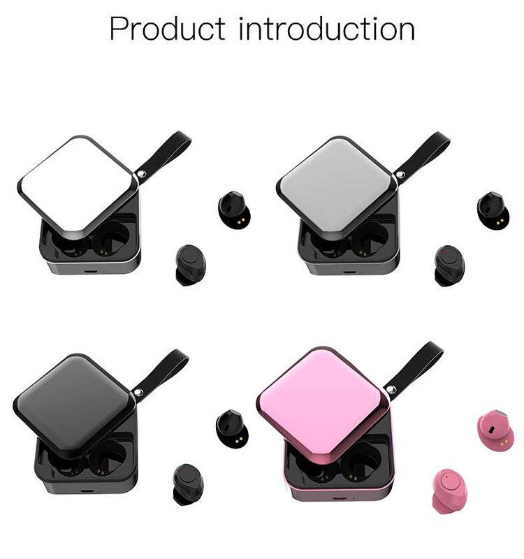 Bluetooth 5.0 Headset Tws Wireless Earphones Twins Earbuds 5d Stereo Headphones