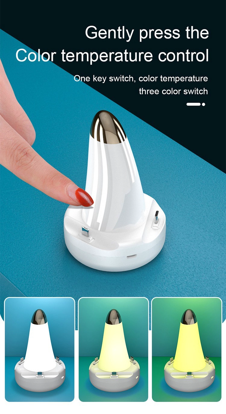 wireless charging bedside lamp