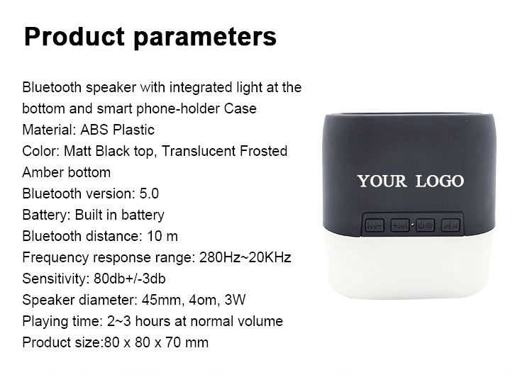 Led Touch Lamp Bluetooth Speaker