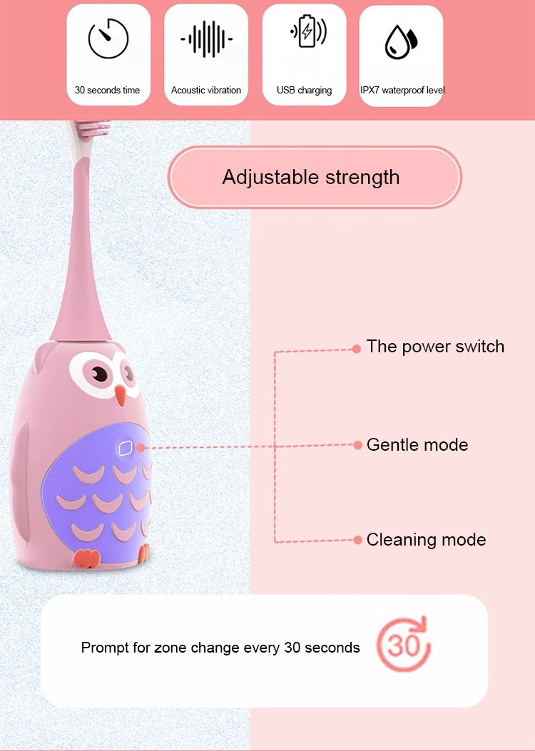  Kids Electric Toothbrush 