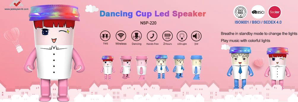 bluetooth dancing robot speaker