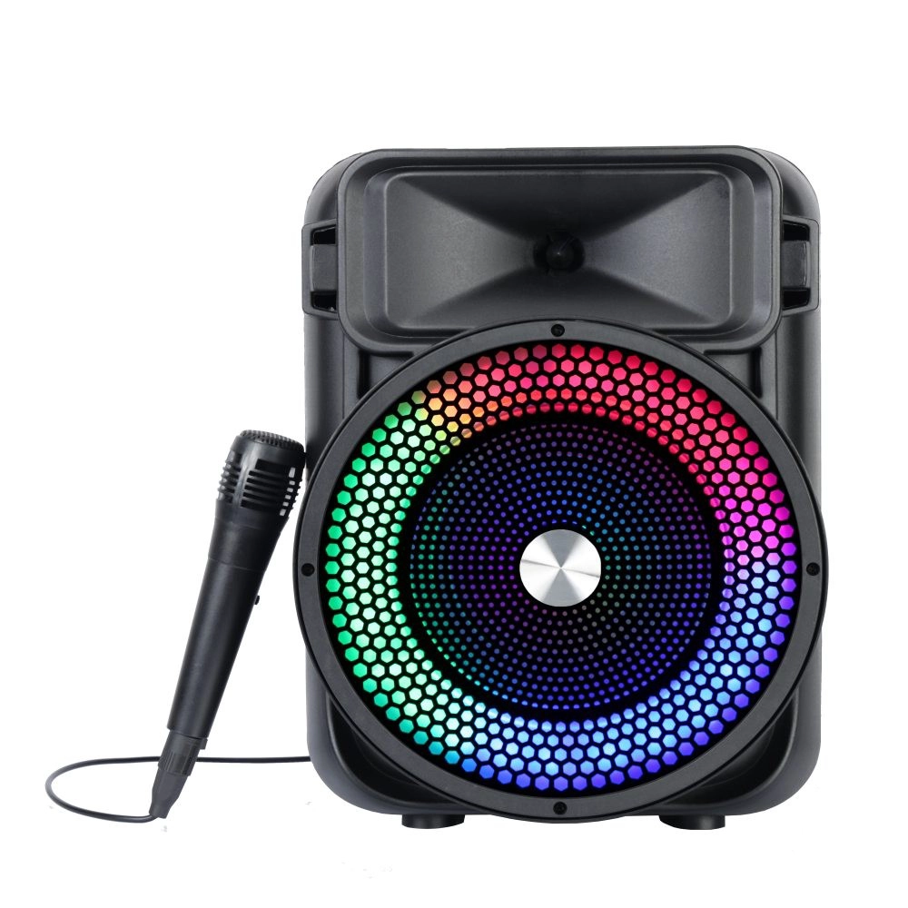 China O alto-falante Bluetooth com luzes coloridas multicoloridas para transporte ao ar livre pode ser conectado ao microfone externo NSP-0297 fabricante