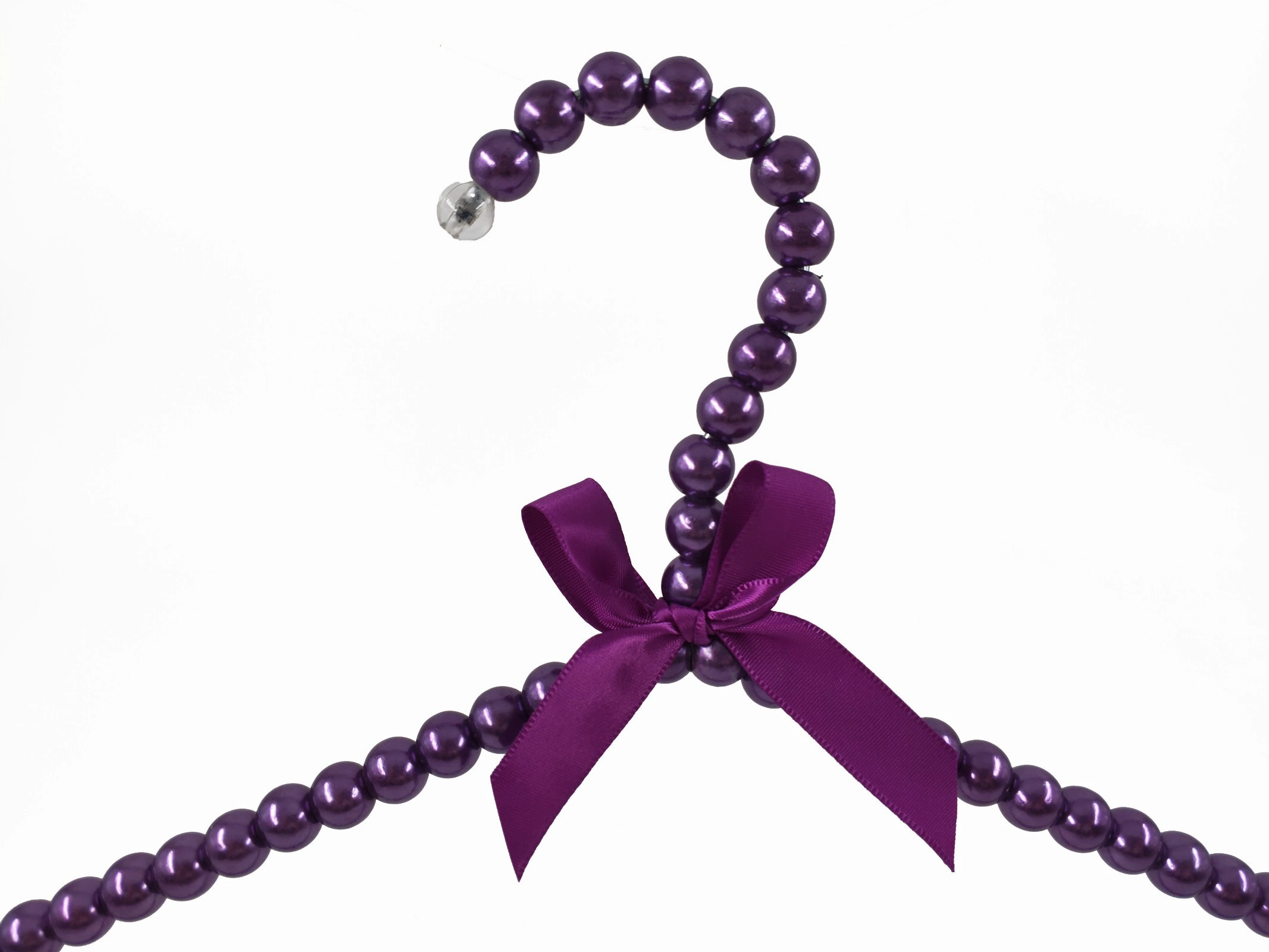 Beau cintre de perles élégant personnalisé coloré avec bownote