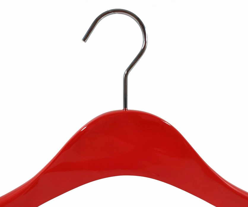 Percha de madera de color personalizado para ropa