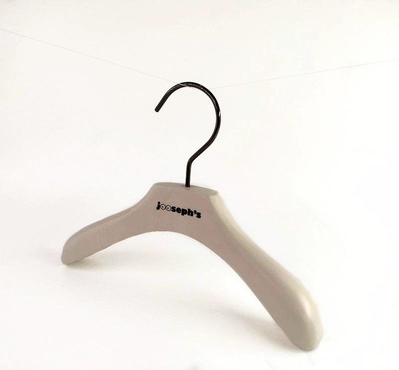 Percha de ropa para niños de alta calidad, percha de madera personalizada para niños para marca