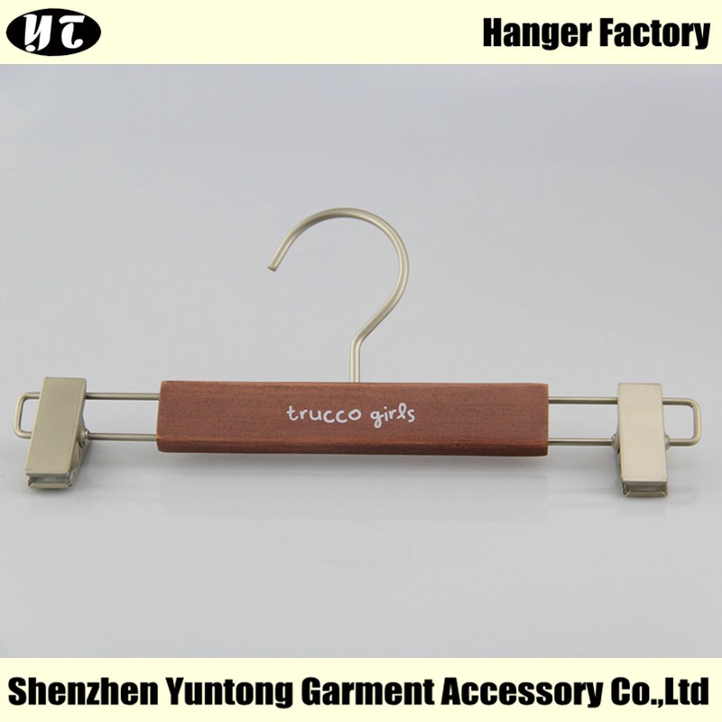 KSW-002 hot sale children top hanger wooden pants hanger for baby