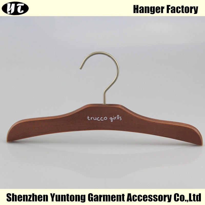 KSW-002 hot sale children top hanger wooden pants hanger for baby