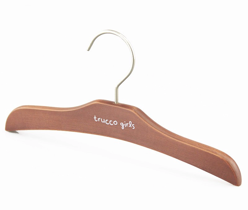 KSW-002 hot sale children top hanger wooden pants hanger for baby