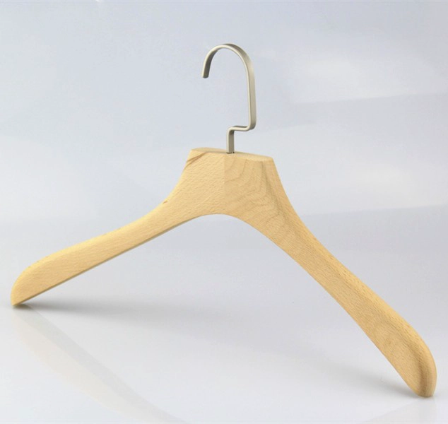 KTW-001 ธรรมชาติเด็กไม้เสื้อแขวนแขวน clohing ปลายสูง