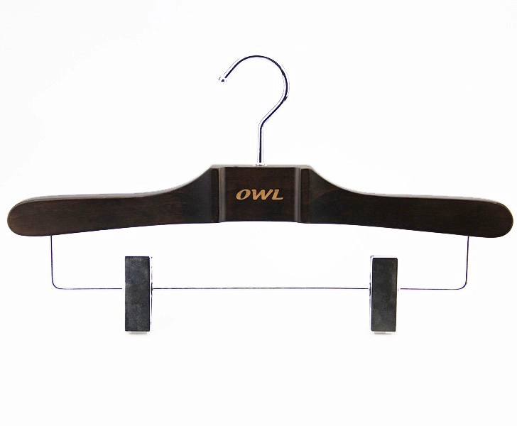 MSW-003 새로운 디자인 나무 디스플레이 옷걸이 바지 걸이 남자 드레스에 대 한 클립