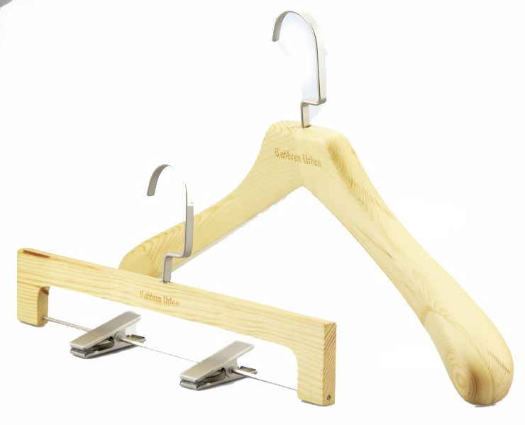 MSW-010 Wholesale wood hanger suit hanger