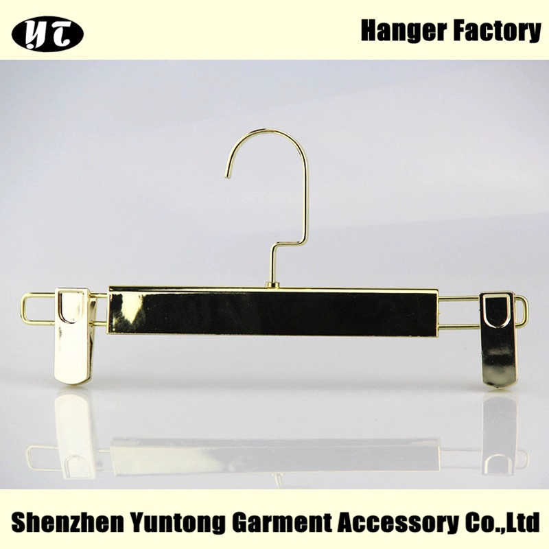 PBE-001 Gold color plated plastic pant hanger