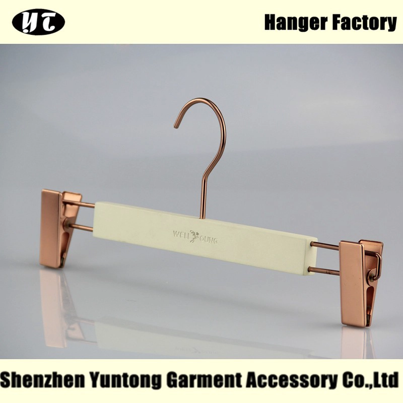 WBM-006 high end customized wooden pants hanger for women