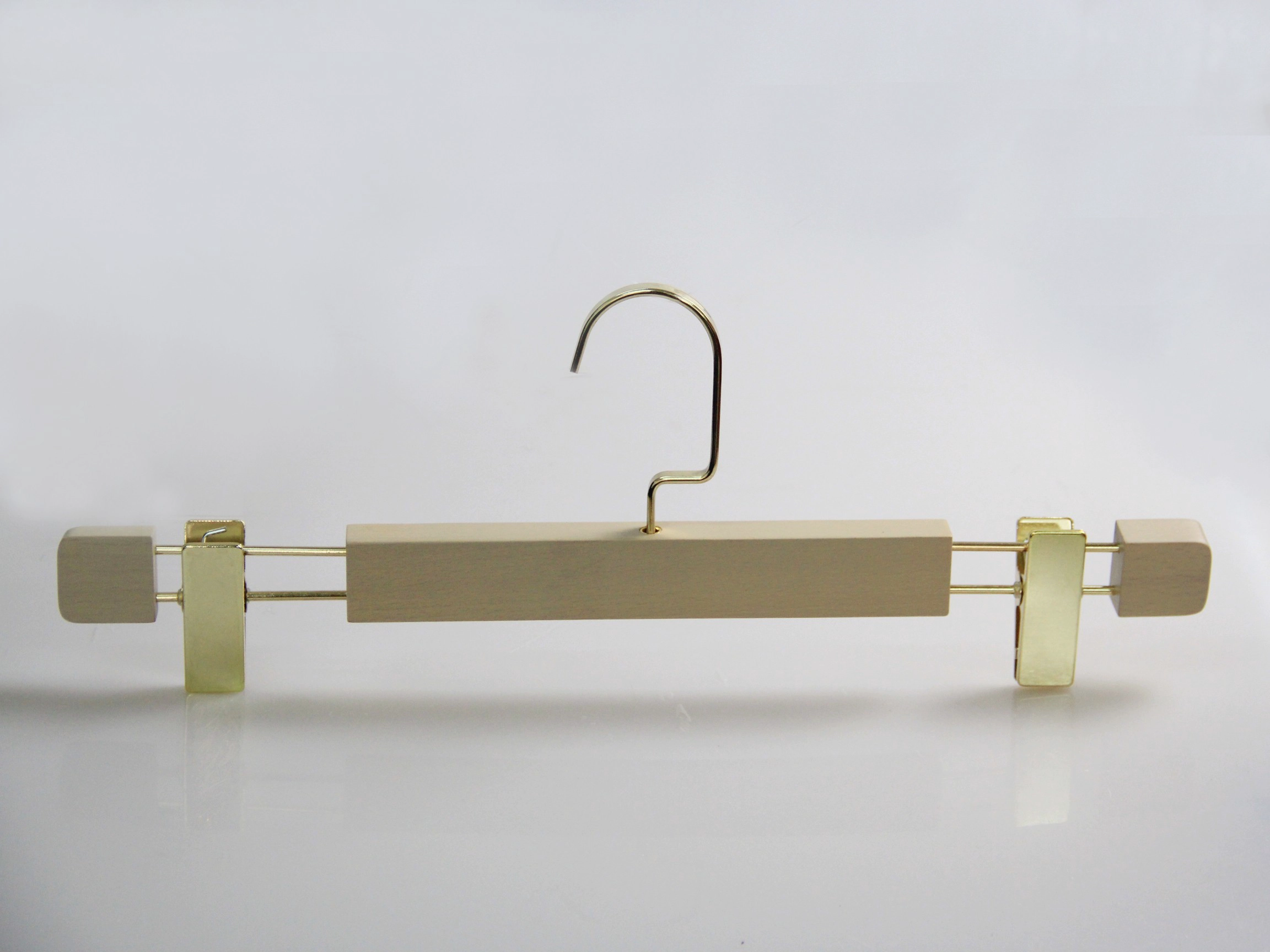 WBM-006 high end customized wooden pants hanger for women