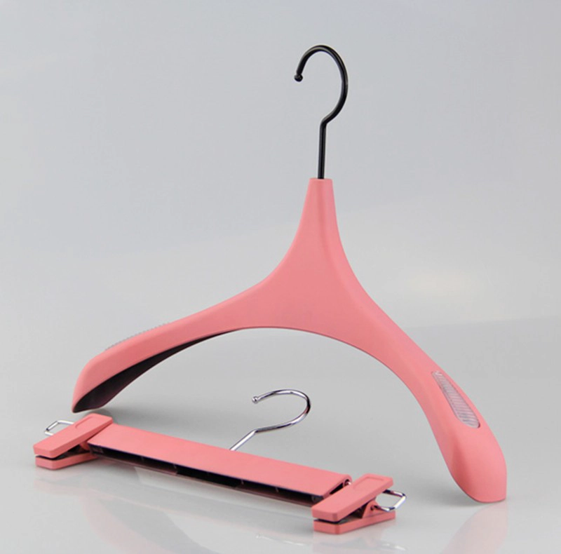 WTP-003 Nachahmung Holzmaserung Kunststoff Kleiderbügel für Frauen