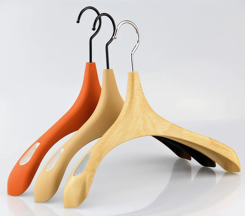 WTP-003 Nachahmung Holzmaserung Kunststoff Kleiderbügel für Frauen