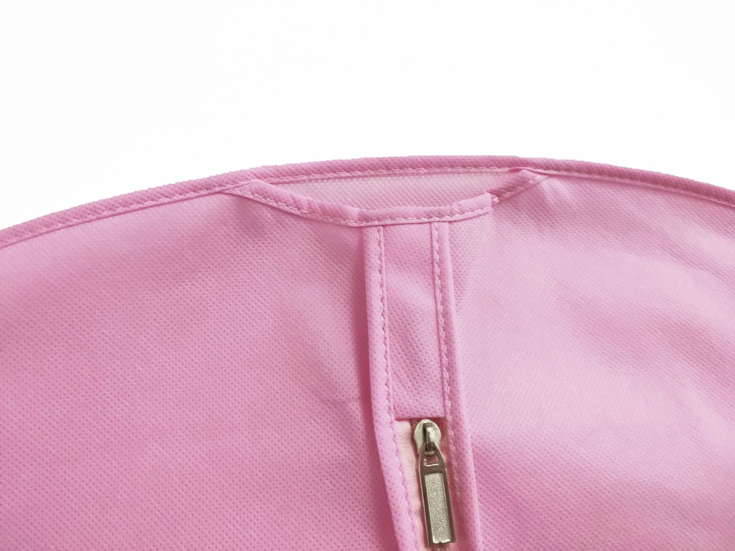 Borse porta abiti in tessuto non tessuto rosa caldo con logo personalizzato