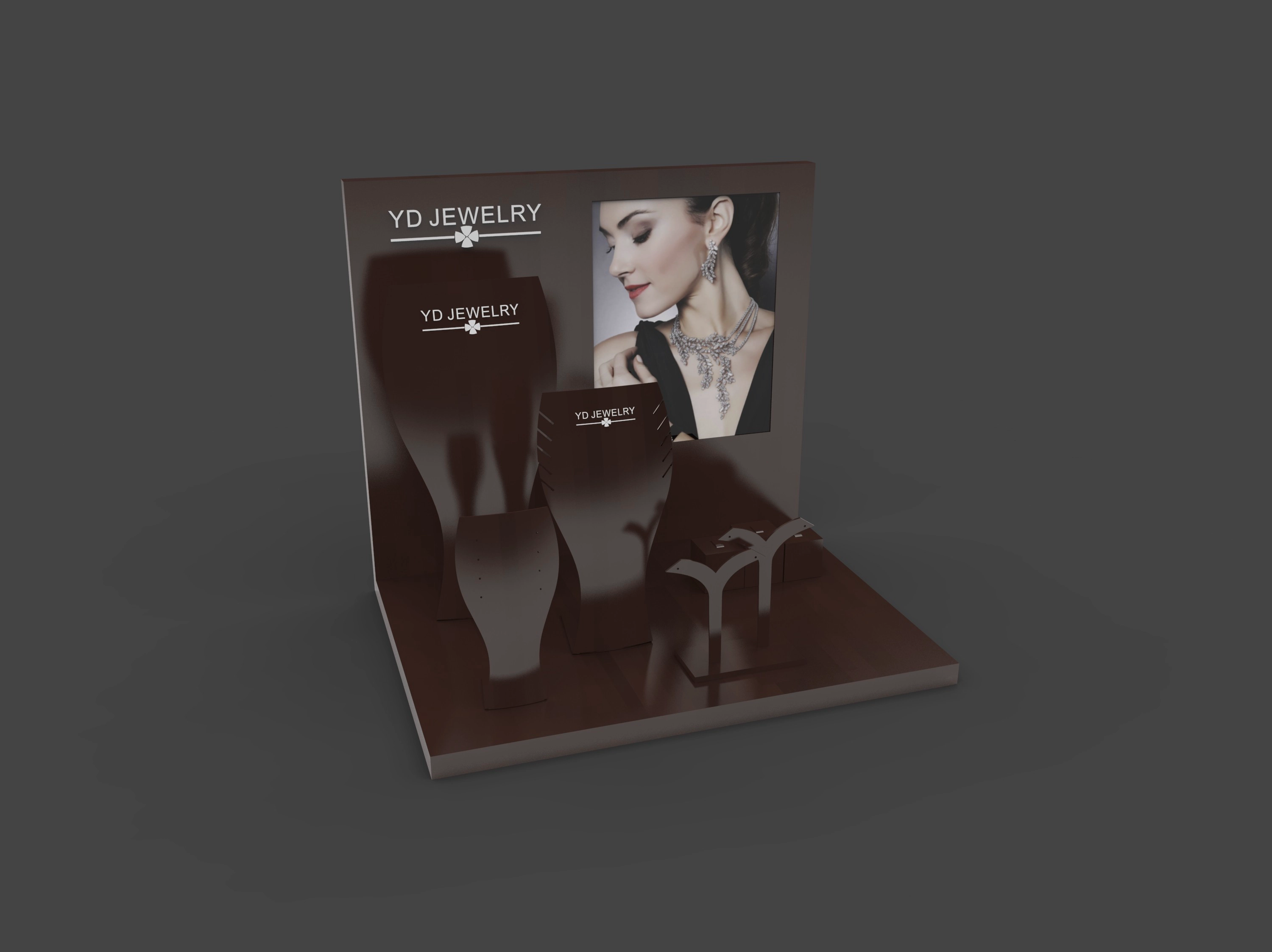 China 2015 Vintage Jewelry Display Set Hot sale high quality PU leather luxury Jewelry Display Set manufacturer