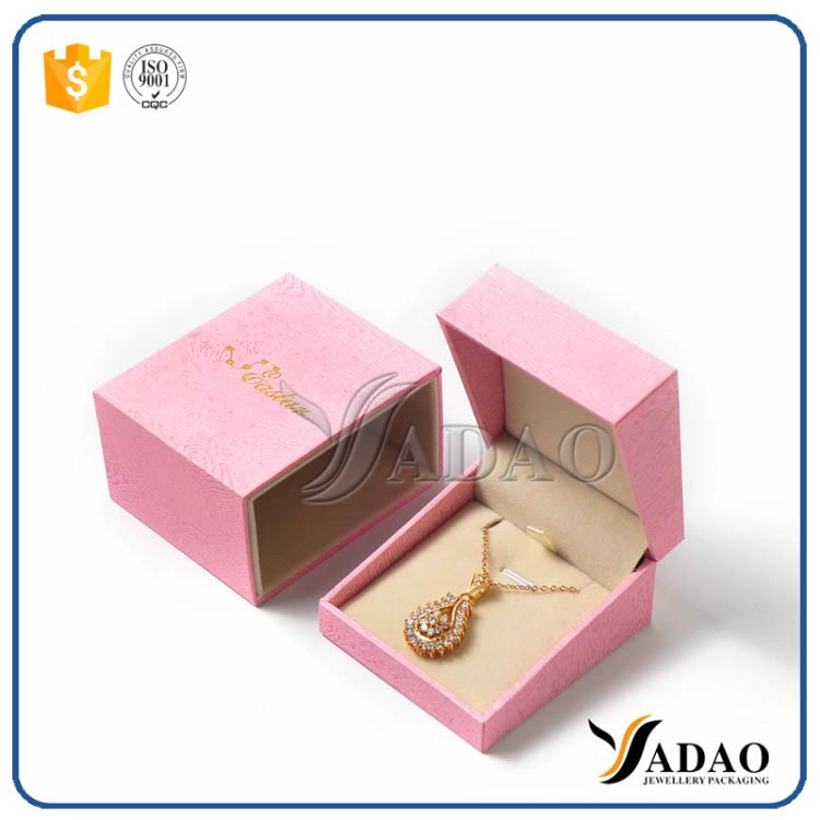 China well-designed wholesale custom warm color  with outside cover plastic jewelry box for ring/bangle/bracelet/necklace/earring packaging manufacturer