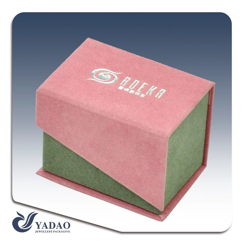 China Chinese jewelry display manufacturer of Luxury beauty pink hard paper jewelry  chests and cases for jewelry and gift shop and store counter show and decoration with logo available manufacturer