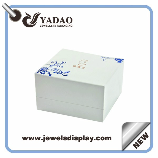 China Chinese style blue and white porcelain Luxury Boxes For bangle Jewelry ,plastic bracelets chests  ,bangles packing cases for jewelry shop party favors Manufacturer Wholesale manufacturer
