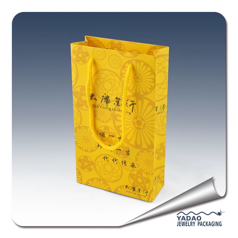 China Kind of color jewelry shopping bag jewelry pouch as paper bag for gift manufacturer