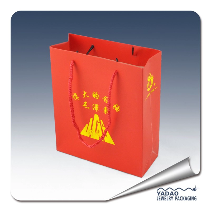 China Kind of color jewelry shopping bag jewelry pouch as paper bag for gift manufacturer