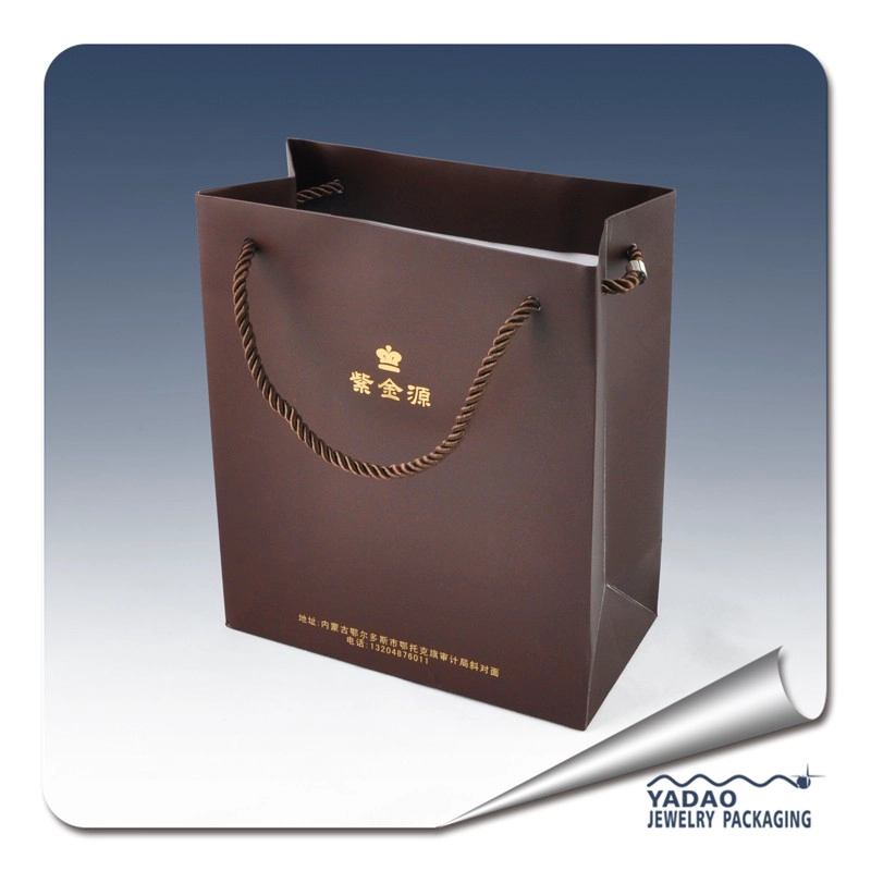 China Kind of color jewelry shopping bag jewelry pouch as paper bag for gift manufacturer
