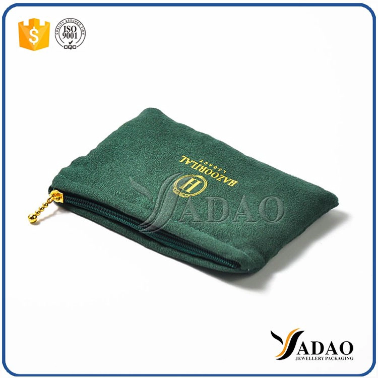 China New high-end  good quality handmade MOQ wholesale with any color  velvet pouch/gift pouch for jewels packaging manufacturer