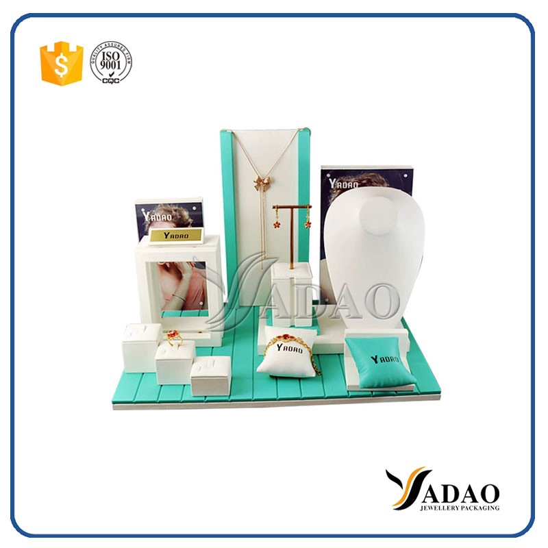 China OEM,ODM available mini size custom easy to take dark color hansome appearance mdf jewelry display showcase/props manufacturer